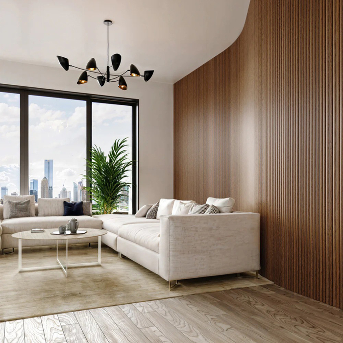 Bølgepanel Flexiwood Walnut 12 x 600 x 2400 mm